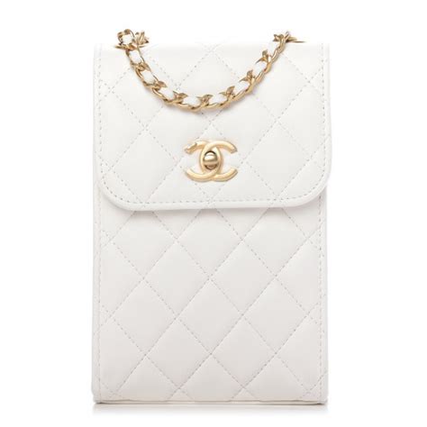 chanel pearl crush phone holder|CHANEL Lambskin Quilted Pearl Crush Phone Holder .